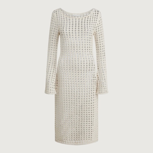OAK + FORT Other - Oak and Fort Cover Up Dress in Cream - Size Medium